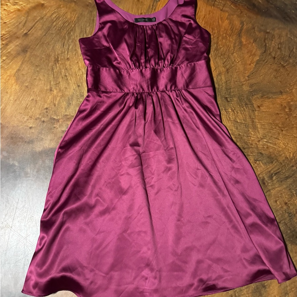 The Limited‎ Satin Burgundy Dress